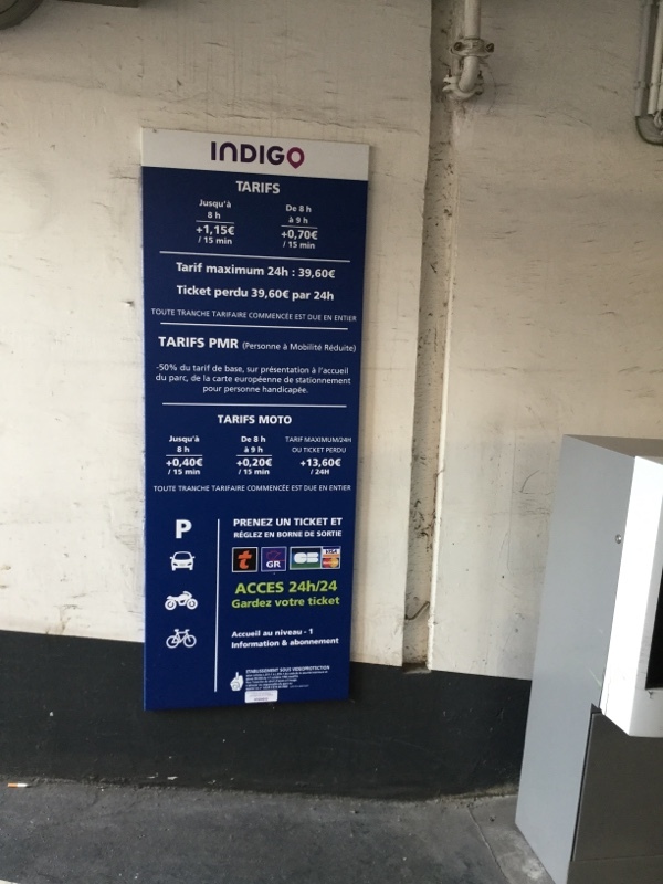 Street view of Parking Lobau-Rivoli