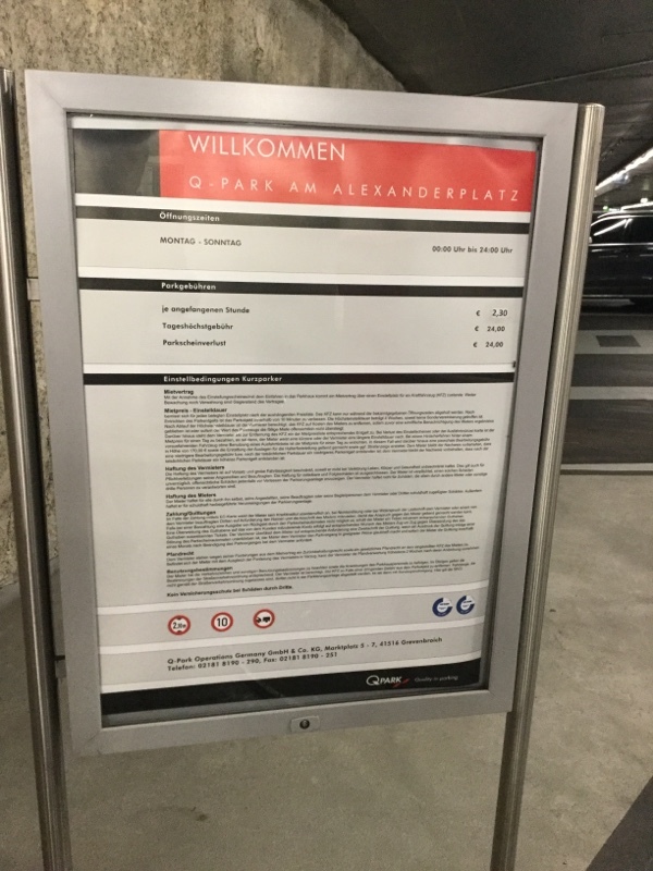 Street view of Alexanderplatz