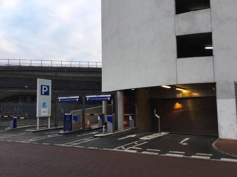 Street view of The West India Quay Car Park