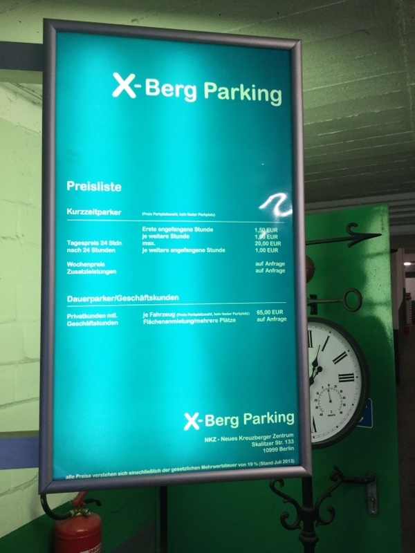 Street view of Parkhaus X-Berg Parking