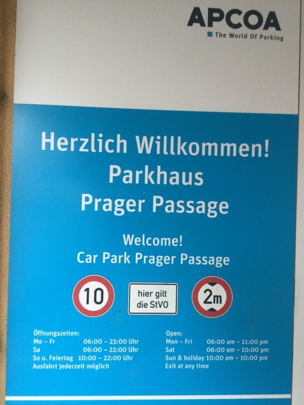 Street view of Car Park Prager Passage