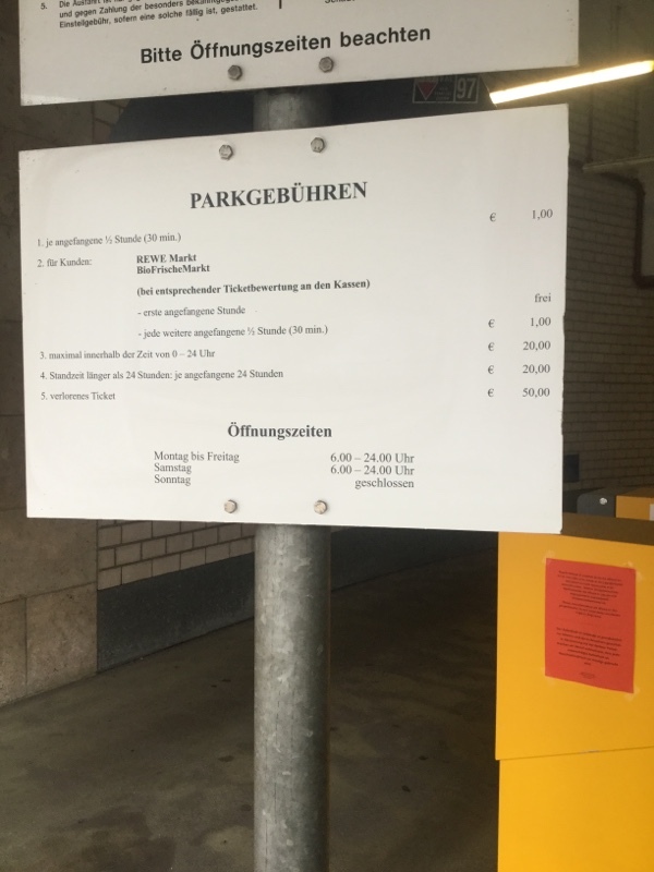 Street view of Schönhauser Allee Garage