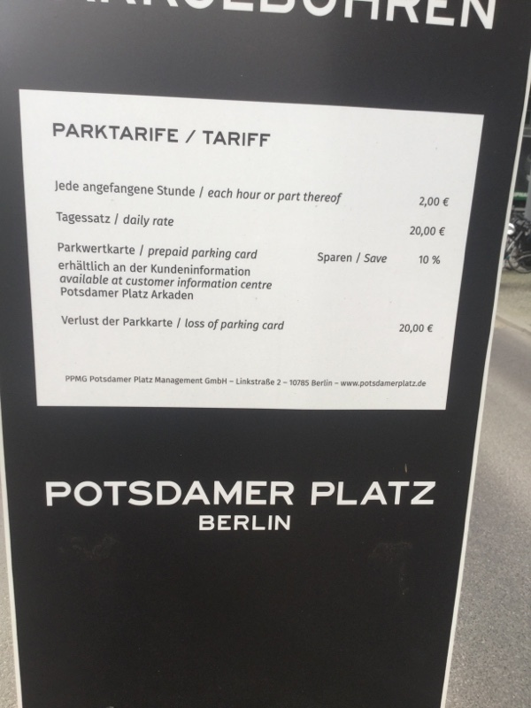 Street view of Quartier Potsdamer Platz