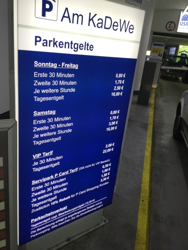 Street view of Parkhaus Am KaDaWe