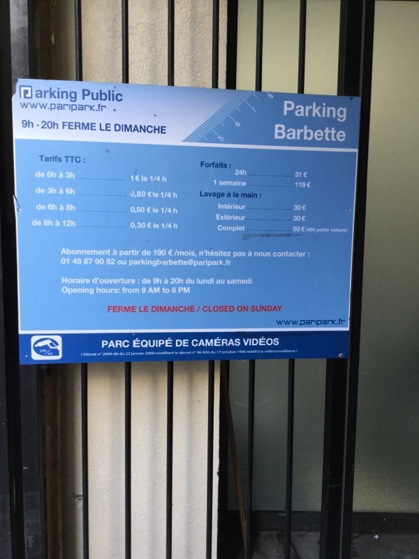 Street view of Parking Barbette