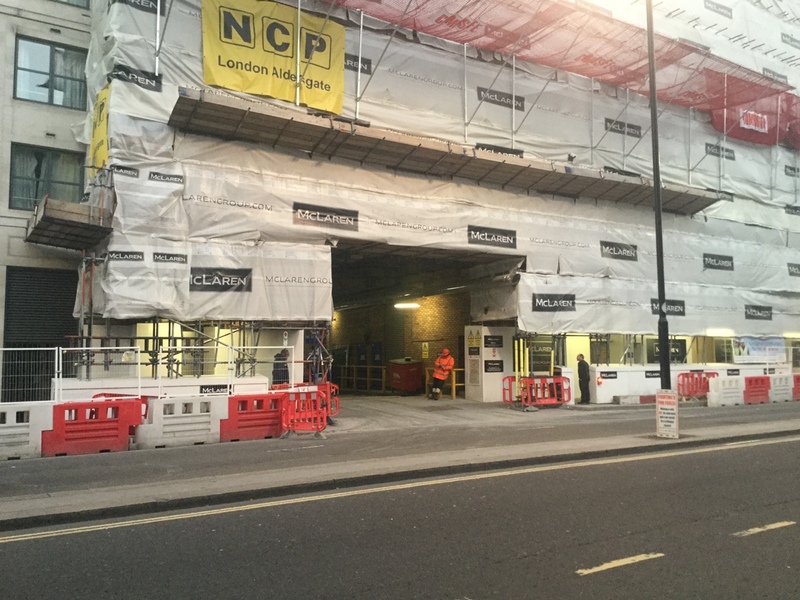 Street view of London Barbican
