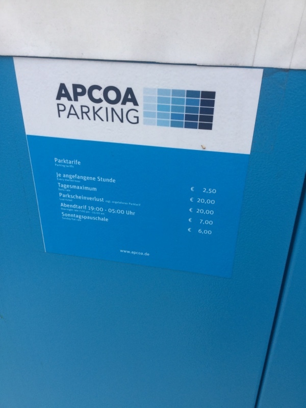 Street view of Scharounstraße Garage