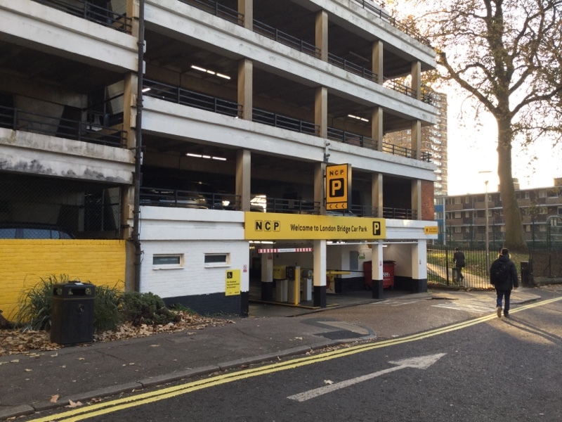 Street view of London Bridge Car Park