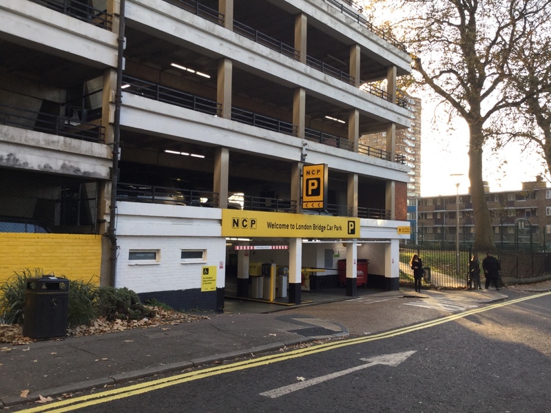 Street view of London Bridge Car Park