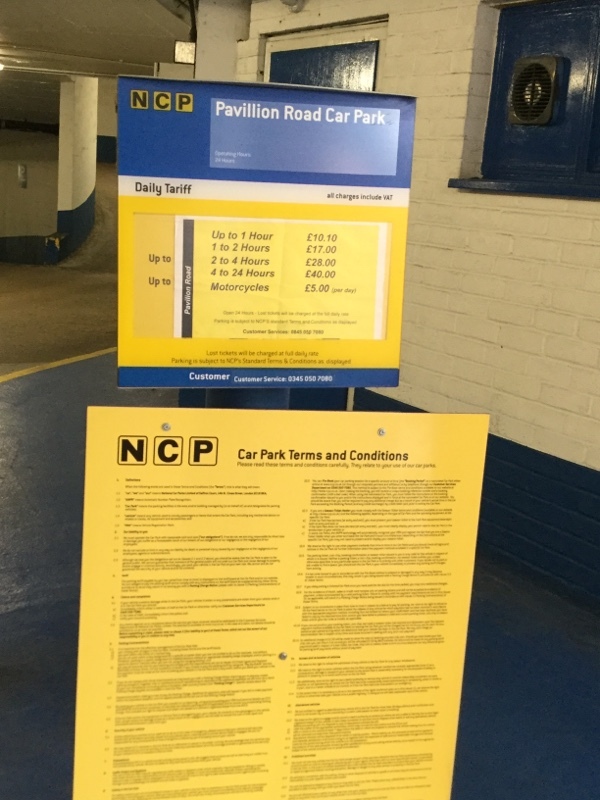 Street view of Pavillion Car Park