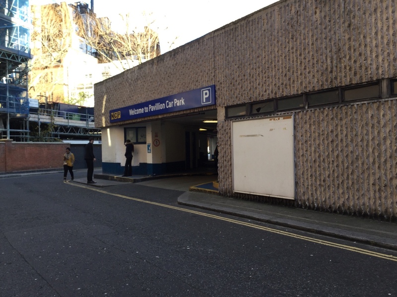 Street view of Pavillion Car Park