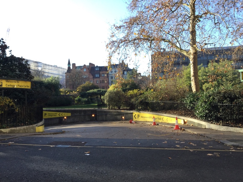 Street view of Cadogan Place Car Park