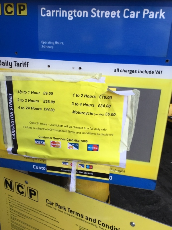 Street view of Carrington Street Car Park