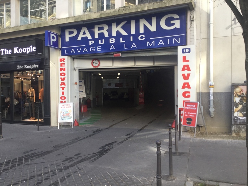 Street view of Rue de Passy Garage