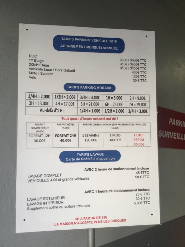 Street view of Rue de Passy Garage