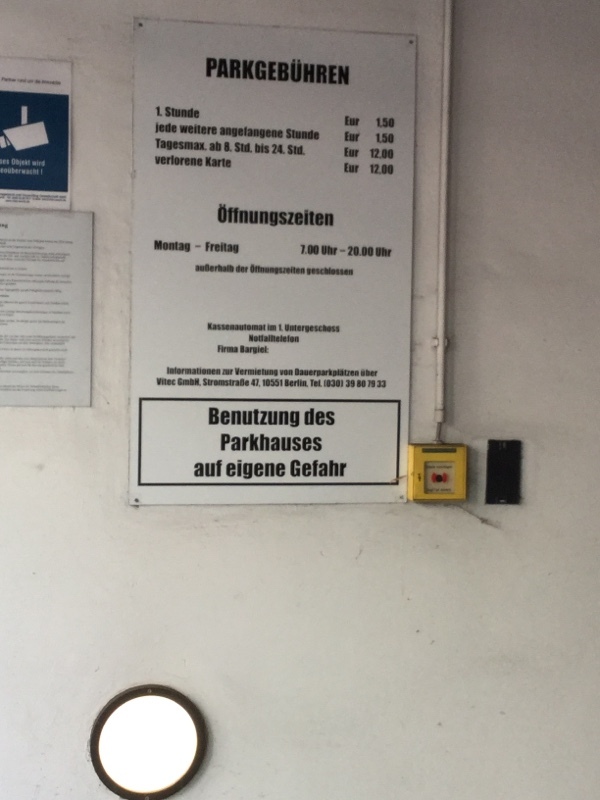 Street view of Charlottenstraße Garage