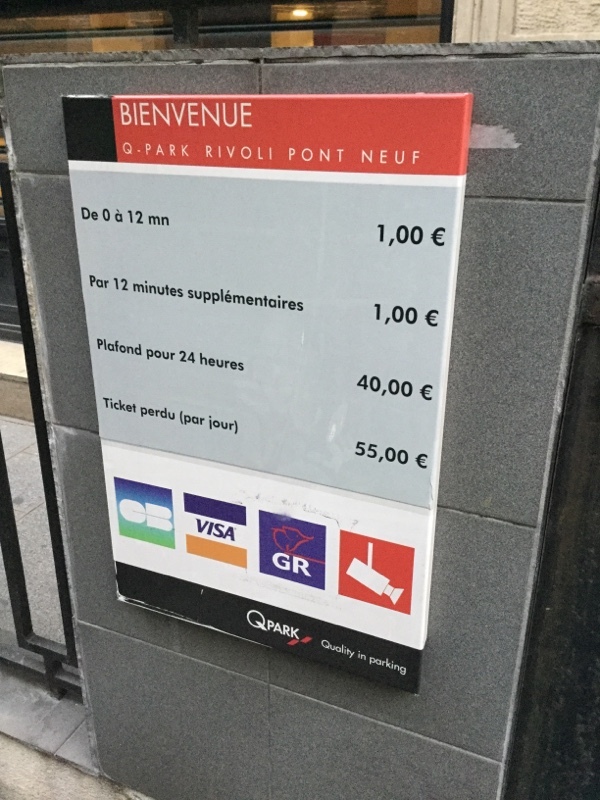 Street view of Rivoli Pont-Neuf