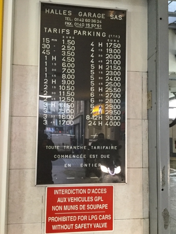 Street view of Halles Garage