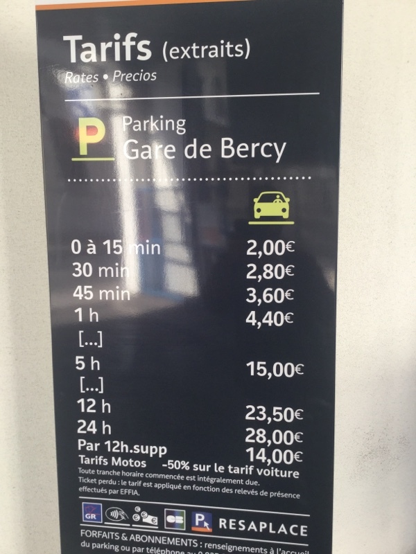 Street view of Gare de Bercy