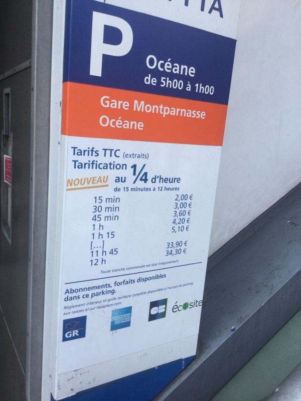 Street view of Gare Montparnasse Océane