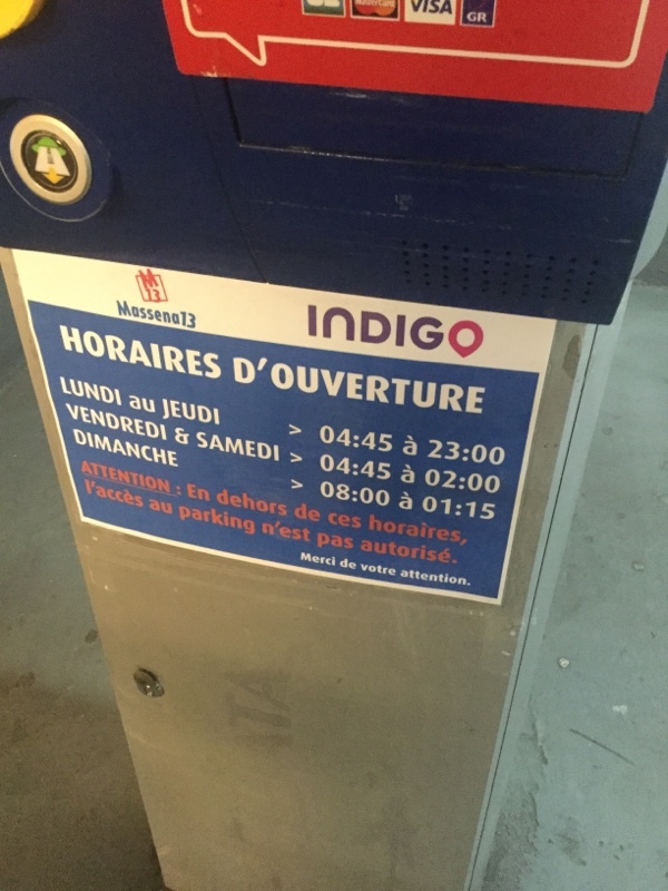 Street view of Parking Masséna 13