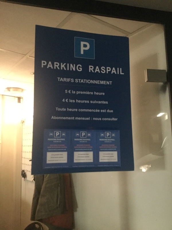 Street view of Parking Raspail