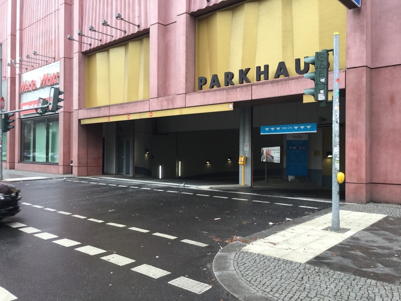Street view of Parkhaus Alexa