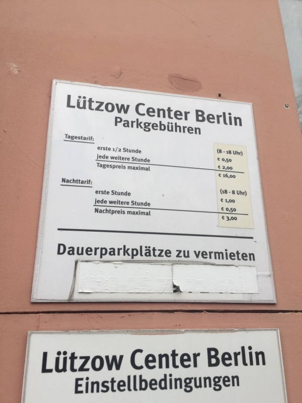 Street view of Lützow Center Berlin