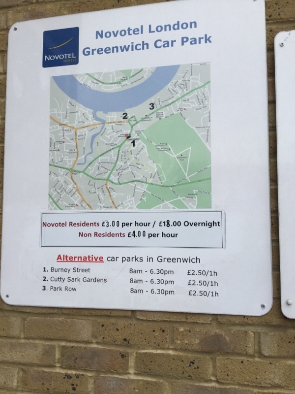 Street view of Novotel Car Park