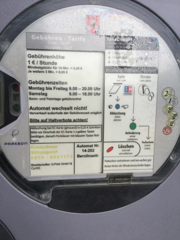 Street view of Berolinastraße Lot