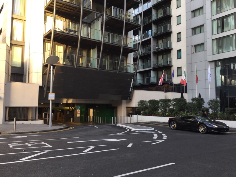 Street view of Chelsea Bridge Wharf Car Park