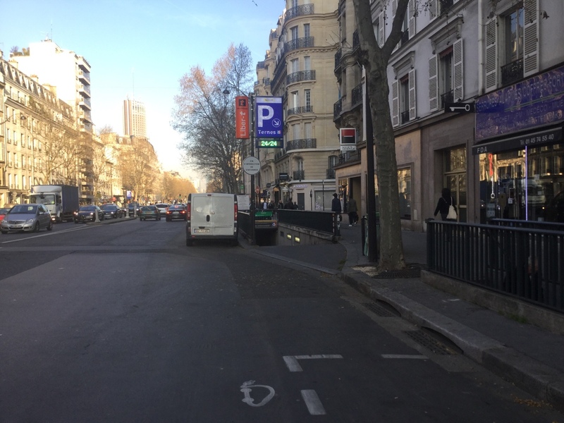 Street view of Avenue des Ternes Garage