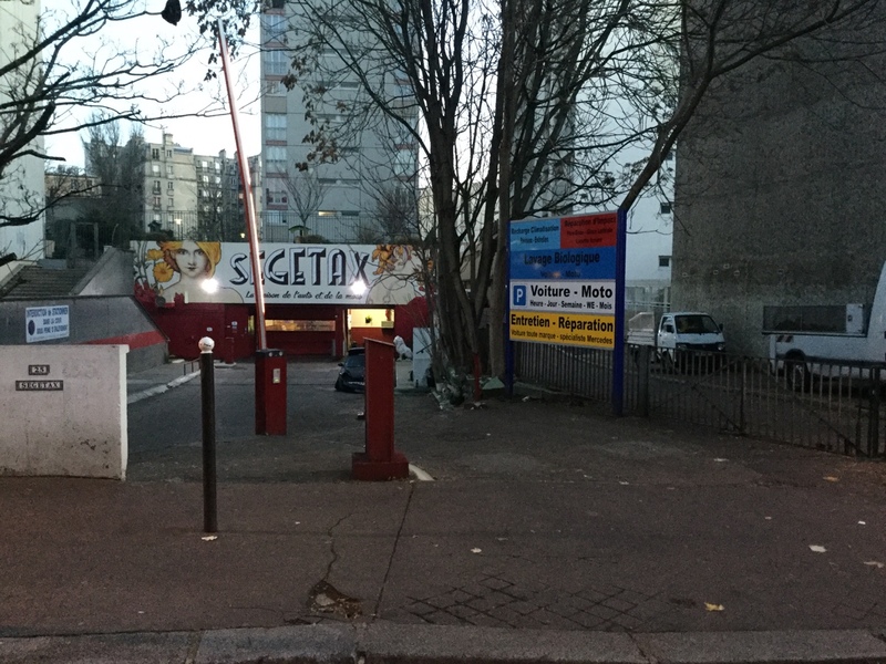 Street view of Parking Paris 13 Segetax