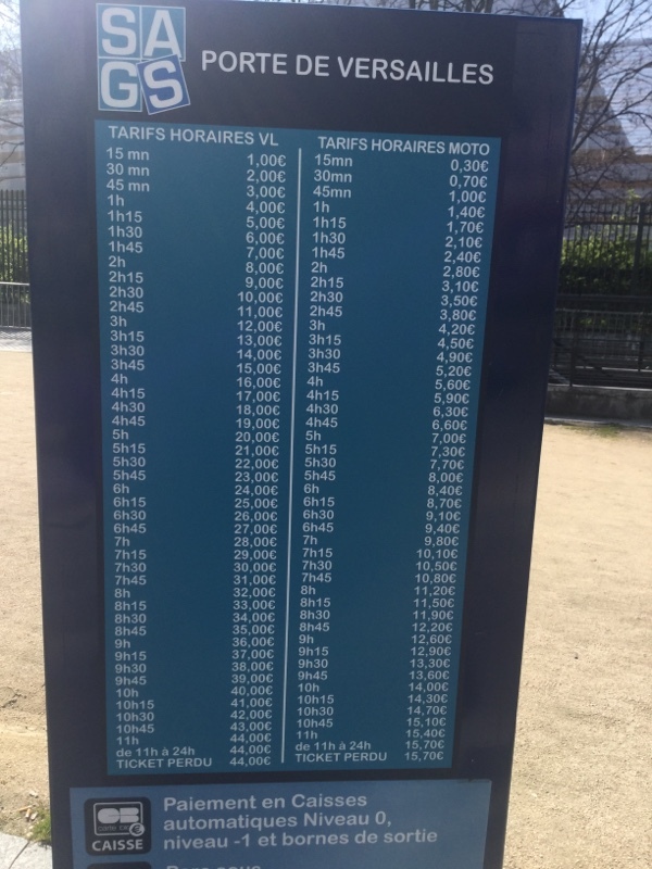 Street view of Porte de Versailles