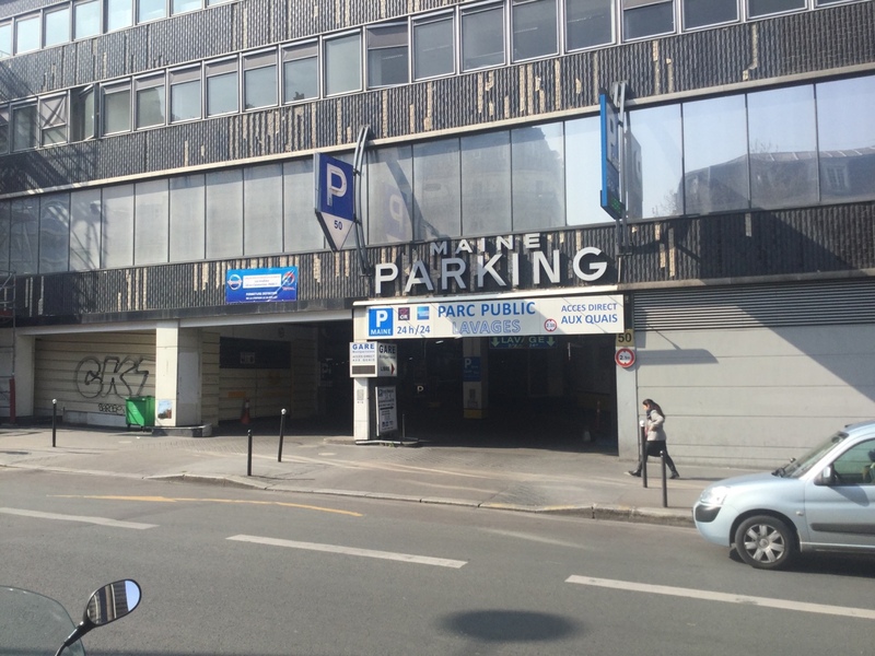 Street view of Maine Parking Montparnasse