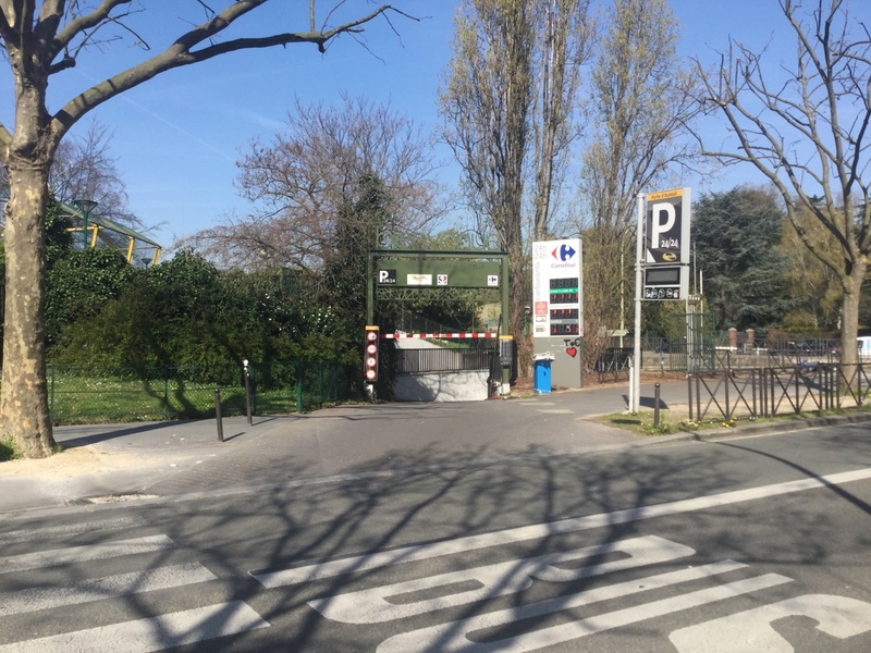 Street view of Porte d'Auteuil