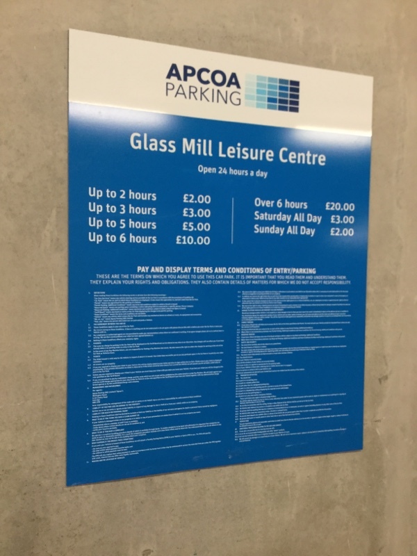 Street view of Glass Mill Leisure Centre