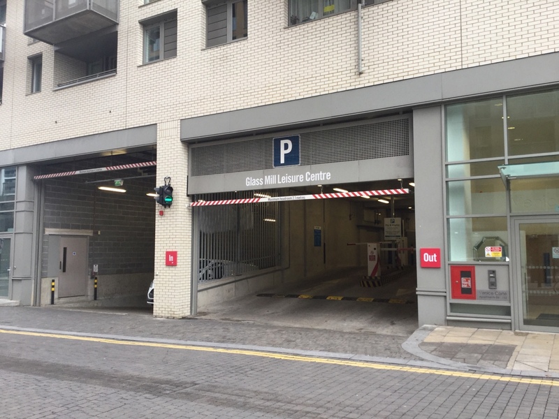 Street view of Glass Mill Leisure Centre