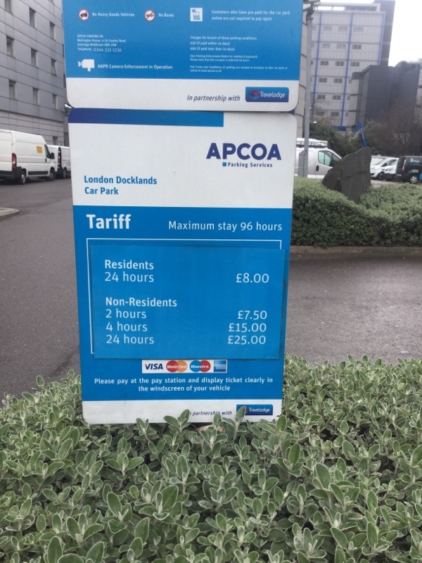 Street view of London Docklands Travelodge