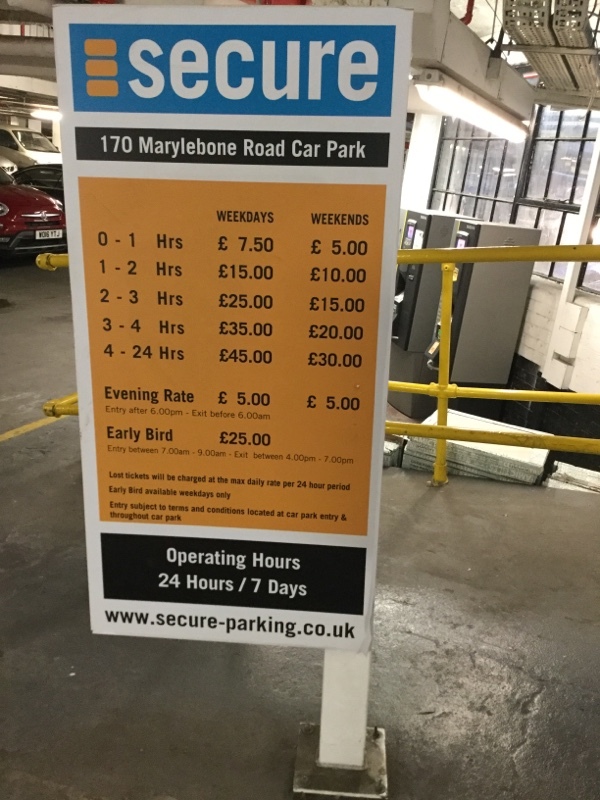 Street view of 170 Marylebone Road Car Park