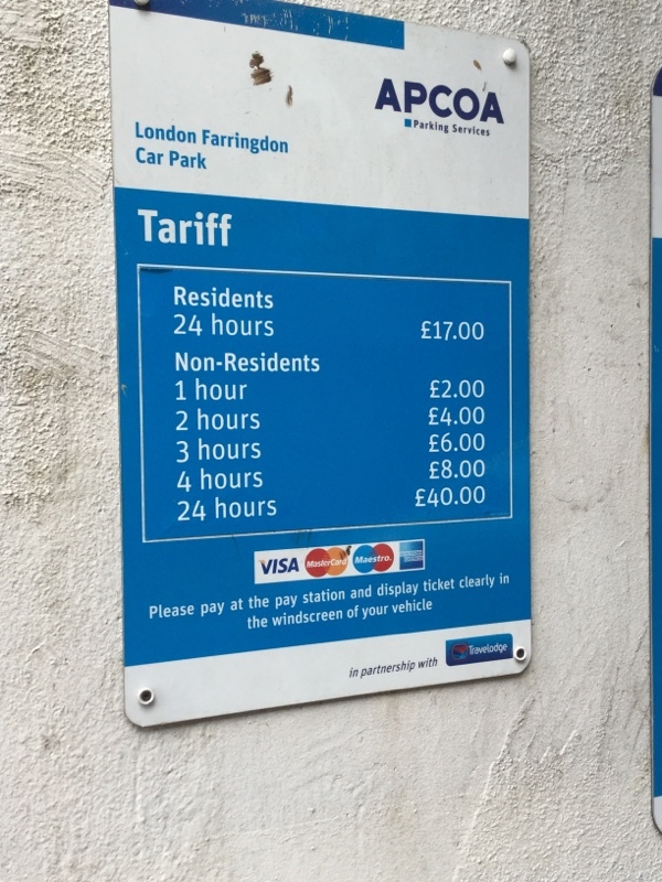 Street view of London Farrington Car Park