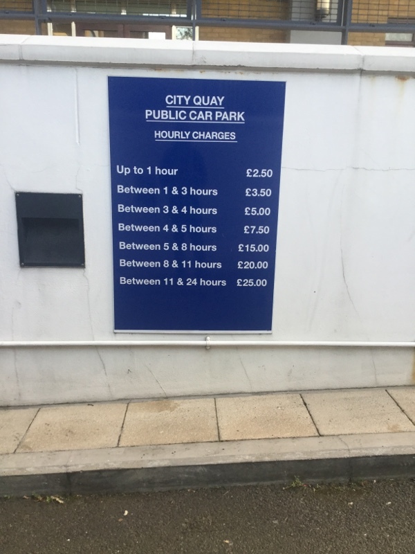 Street view of City Quay Public Car Park