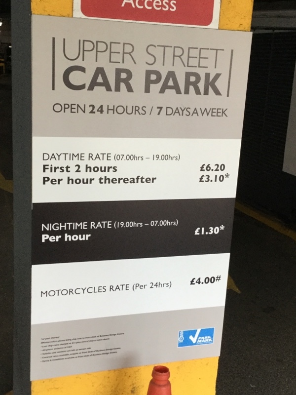 Street view of Upper Street Car Park