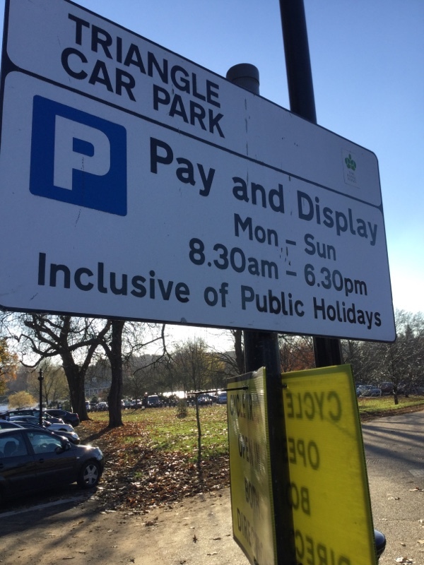 Street view of Triangle Car Park