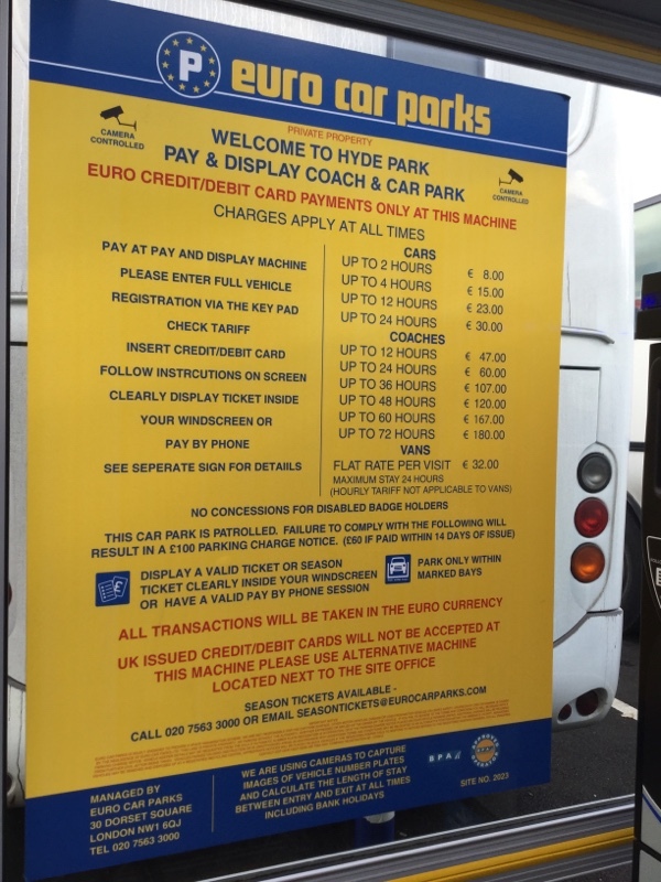 Street view of Hyde Park Car Park