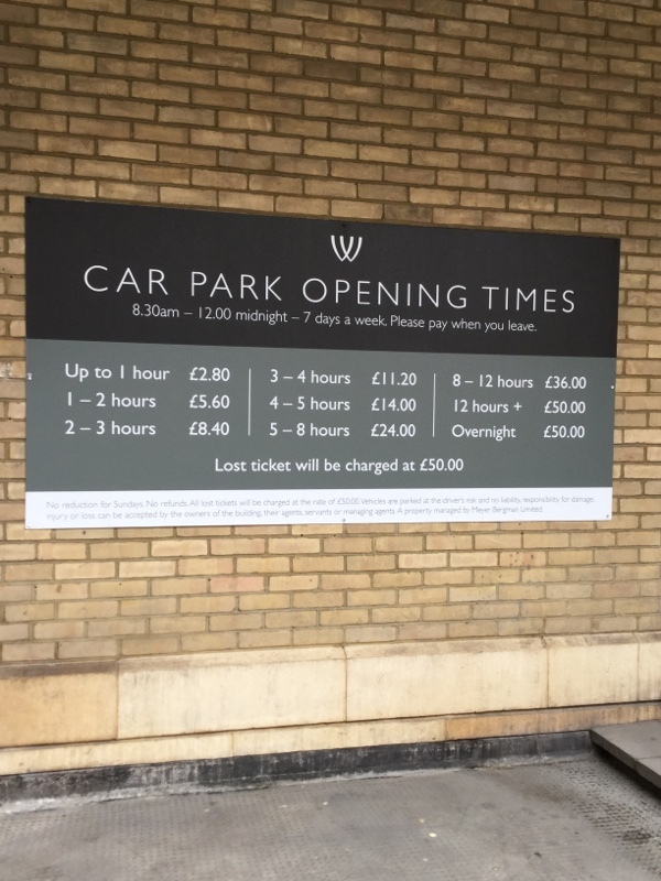 Street view of Whiteleys Car Park