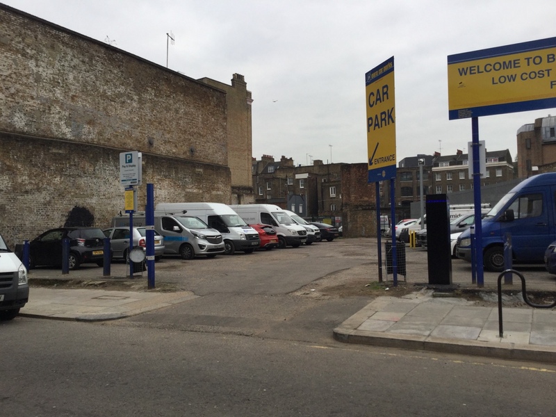 Street view of Britannia Street Car Park