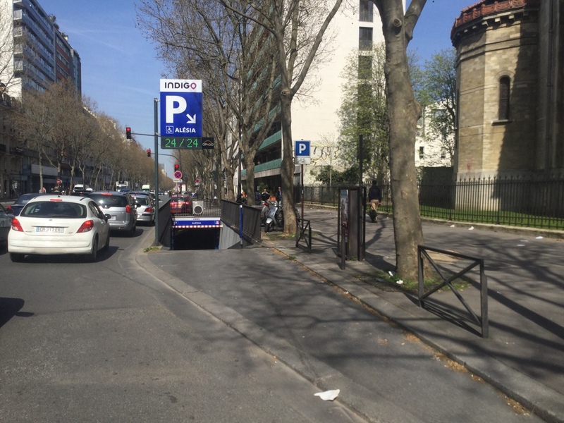 Street view of Parking Alésia