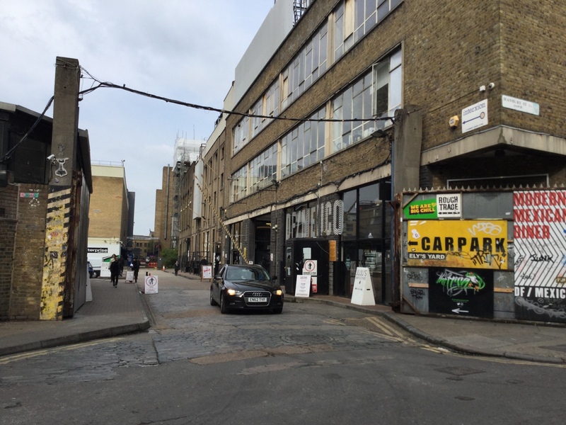 Street view of Ely's Yard Car Park