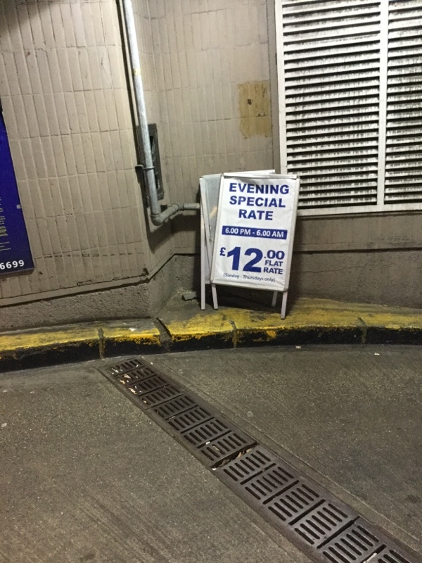 Street view of Tottenham Court Road Car Park